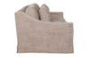 Image of Lara Driftwood 96 Inch "Quick Ship" Slipcovered Sofa