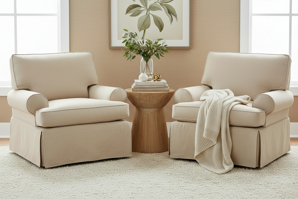 Laura T-Cushion Slipcovered Collection