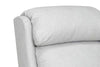 Image of Laurel Transitional Bustle Back Fabric Recliner Chair With Inset Track Arms