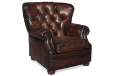 Gleason "Ready To Ship" Tufted Leather Club Chair