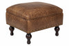 Image of Dewey "Designer Style" Leather Foot Stool Ottoman