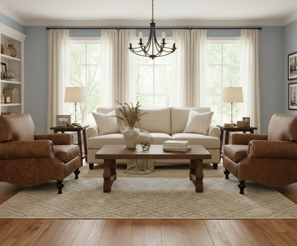 Dewey Large Leather Club Chair