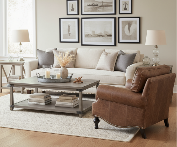 Dewey Large Leather Club Chair