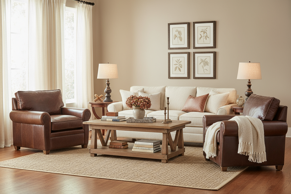 Rockefeller Traditional 8-Way Hand Tied Rolled Arm Leather Club Chair