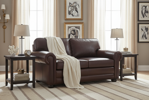 Sheffield Select-A-Size Oversized Leather Furniture Collection