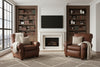 Image of Parker Leather Club Style Living Room Furniture Collection