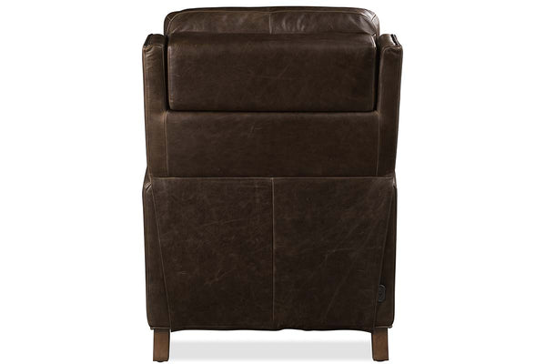 Leland Spanish Moss Dual Power "Quick Ship" Leather Transitional Recliner