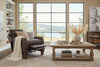 Image of Leland Spanish Moss Dual Power "Quick Ship" Leather Transitional Recliner