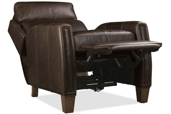 Leland Spanish Moss Dual Power "Quick Ship" Leather Transitional Recliner