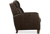 Image of Leland Spanish Moss Dual Power "Quick Ship" Leather Transitional Recliner