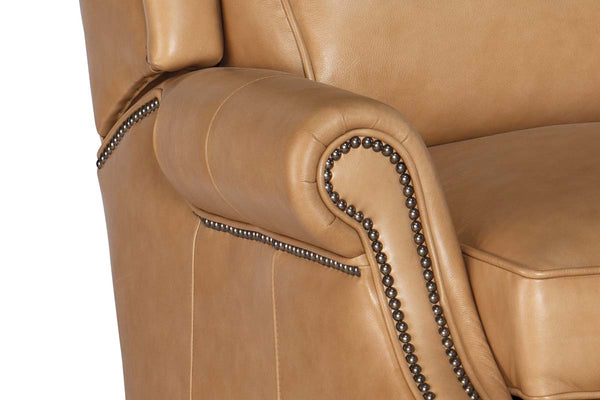 Leo Taupe "Quick Ship" High Back Recliner