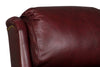 Image of Leo Burgundy "Quick Ship" High Back Recliner