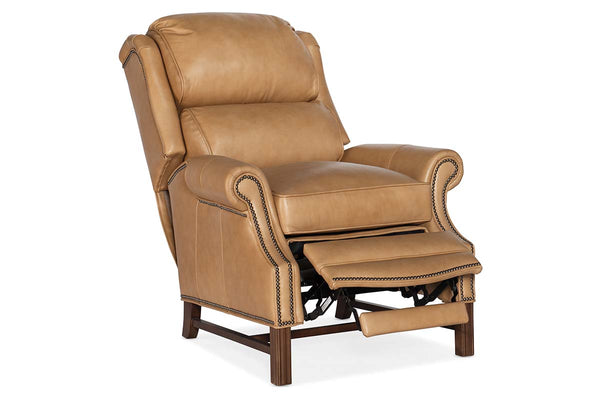 Leo Taupe "Quick Ship" High Back Recliner
