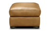 Image of Lex Leather Pillow Top Footstool Ottoman