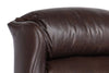 Image of Liam Chocolate "Quick Ship" Traditional Chippendale Wingback Recliner