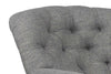 Image of Lindsey Tufted Fabric "Hybrid" Chair With Power Footrest