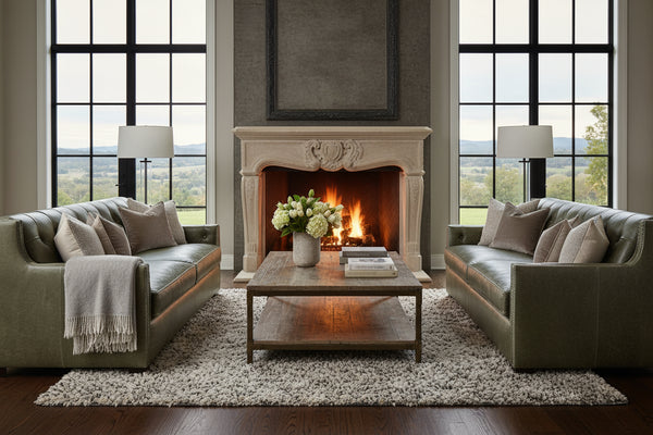 London 8-Way Hand Tied Tufted Traditional Sofa Collection