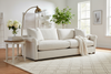 Image of Lowell 98 Inch Fabric Two Seat Cushion Upholstered Sofa