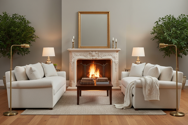 Lowell 98 Inch Fabric Single Bench Cushion Upholstered Sofa