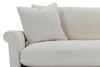 Image of Lowell 98 Inch Fabric Single Bench Cushion Upholstered Sofa