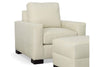 Image of Lux Leather Modern Club Chair