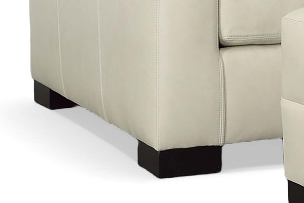 Lux Leather Modern Club Chair