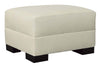 Image of Lux Modern Leather Ottoman Footstool