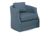 Image of Lynne 8-Way Hand Tied Contemporary Fabric Pillow Back Accent Tub Style Swivel Chair