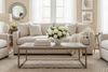 Image of Macy 82 Inch Fabric Track Arm Sofa