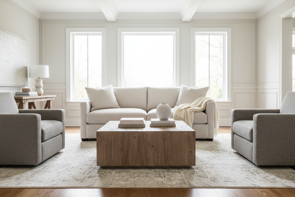 Macy 88 Inch Fabric Upholstered Two Cushion Or Single Bench Seat Track Arm Sofa