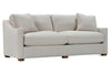 Image of Macy 88 Inch "Quick Ship" Fabric Upholstered 2 Cushion Track Arm Sofa