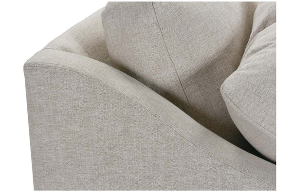 Macy 88 Inch "Quick Ship" Fabric Upholstered 2 Cushion Track Arm Sofa