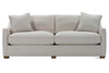 Image of Macy 88 Inch "Quick Ship" Fabric Upholstered 2 Cushion Track Arm Sofa