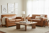 Image of Madison Low Profile Leather Loveseat