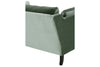 Image of Marjorie 71 Inch "Quick Ship" Single Bench Seat Sage Green Velvet Apartment Sofa