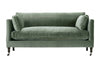 Image of Marjorie 71 Inch "Quick Ship" Single Bench Seat Sage Green Velvet Apartment Sofa