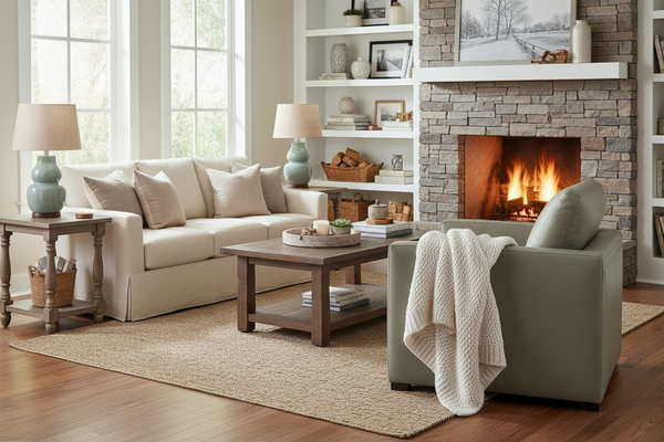 Malone Relaxed Lifestyle Modern Track Arm Leather Club Chair