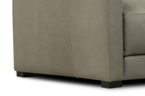 Malone Relaxed Lifestyle Leather Track Arm Sofa Collection