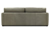 Image of Malone 88 Inch Relaxed Modern Leather Two Cushion Track Arm Sofa