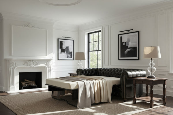 Manchester 88 Inch Chesterfield Queen Sleeper Sofa