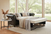 Image of Manchester 88 Inch Chesterfield Queen Sleeper Sofa