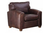 Image of Manhattan Leather Pillow Back Club Chair