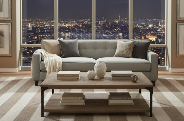 Margo II 80 Inch Mid Century Modern Sleeper Sofa With Button Back