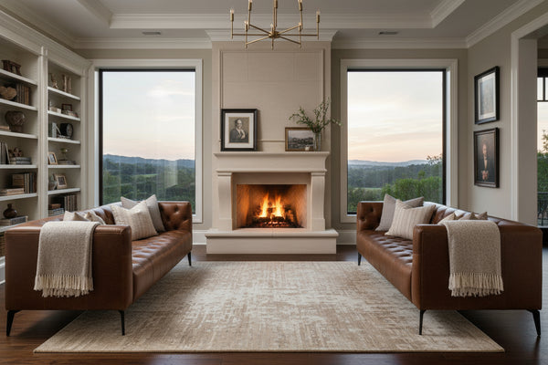 Mariano "Quick Ship" Tufted Leather Living Room Furniture Collection