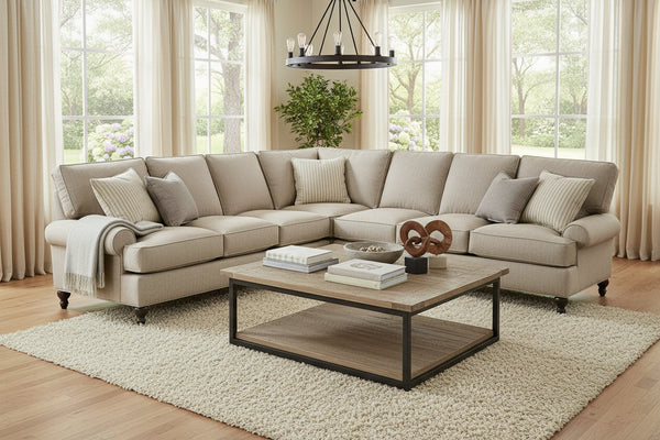 Marie Fabric Upholstered Sectional
