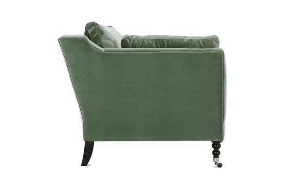 Marjorie 71 Inch "Quick Ship" Single Bench Seat Sage Green Velvet Apartment Sofa