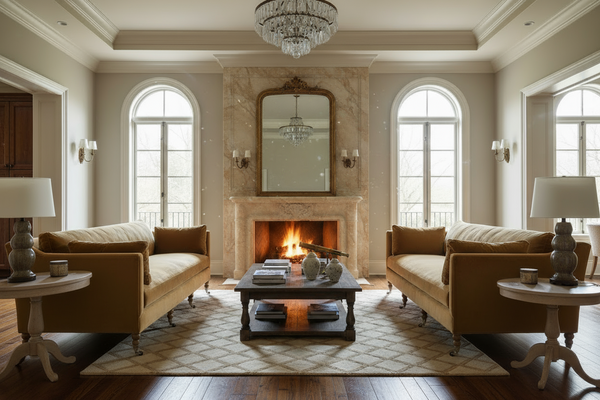 Marjorie 90 Inch "Quick Ship" Single Bench Seat Express Antiqued Amber Velvet Sofa