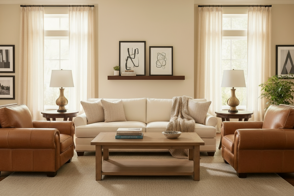 Marshall Traditional Leather Club Chair With Nailheads