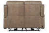 Image of Maxwell Camel "Quick Ship" ZERO GRAVITY Wall hugger Power Leather Reclining Loveseat-OUT OF STOCK UNTIL 7/15/24