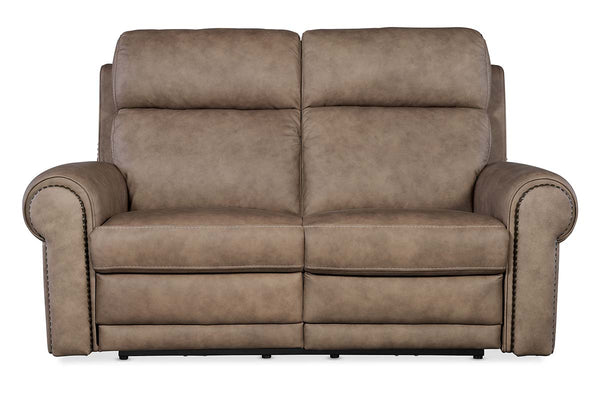 Maxwell Camel "Quick Ship" ZERO GRAVITY Wall Hugger Reclining Leather Living Room Furniture Collection